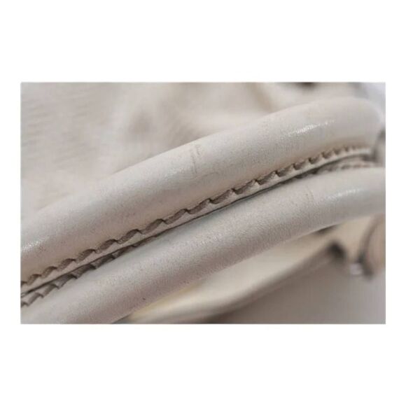 GUCCI Guccissima Sukey Medium Size Tote Bag Straw & Leather Lightly Loved - Picture 15 of 16